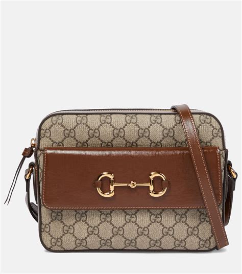 gucci canvas horsebit crossbody bag|Gucci Horsebit 1955 small shoulder bag .